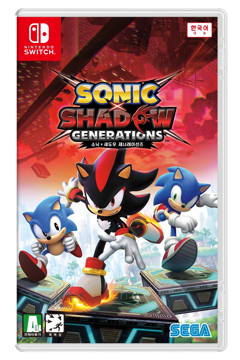 『소닉×섀도우 제너레이션즈』 패키지 예약판매 개시! 

10월 25일 발매 예정인 시리즈 최신작,
『소닉×섀도우 제너레이션즈』의 예약판매가 바로 오늘!
7월 2일(화) 오후 12시부터 시작되었습니다. 🙌

섀도우의 호화 피규어, 
소닉과 섀도우의 신발 키링, 
아트 북이 세트로 구성되어 팬이라면 놓칠