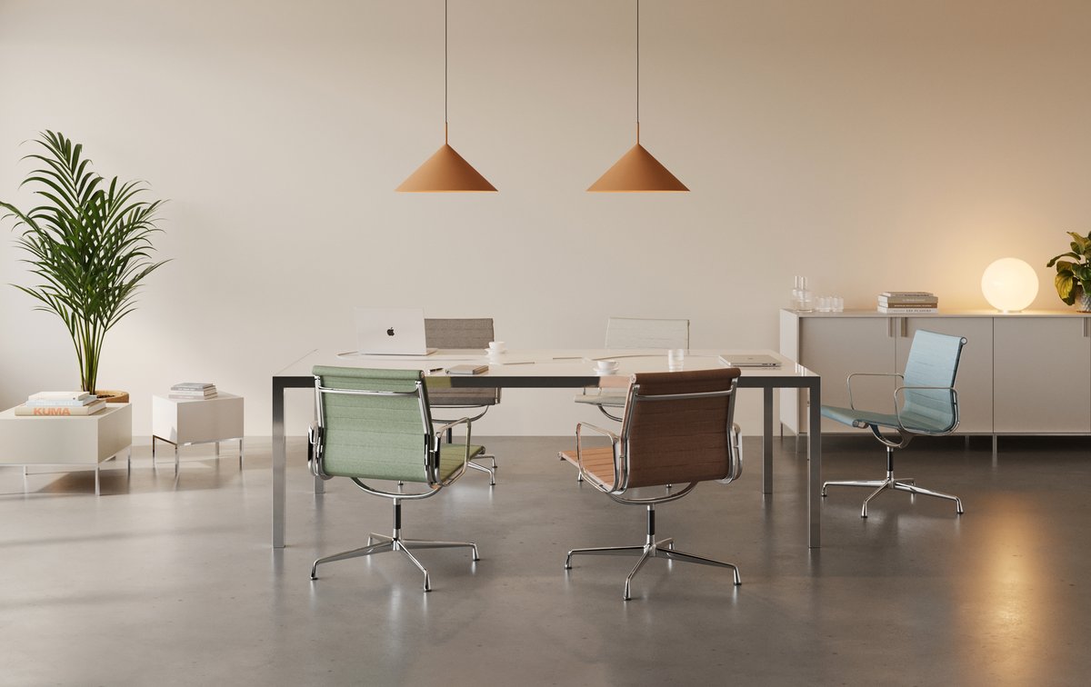 Our Stott collection adds a light, clean, and sophisticated aesthetic to the workspace. Stott credenzas and occasional tables can be added to complete meeting room suites.

#workplacefurniture #furnituredesign  #officefurniture #officetables #workspacesolutions #officedesign
