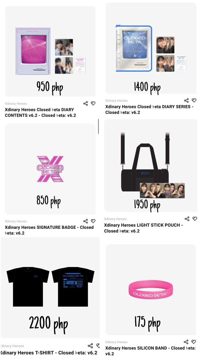 gaonscart's tweet photo. [PH GO] WTS LFB Xdinary Heroes CLOSED BETA 6.2 MDs

ー Price on the photo
ー Php 175 - Php 2200
ー FETA PC only

🚨1 random pob every 30k won items 

Comment/DM Mine + mem

🛒DOP: 70% (July 7)
🛒RemBal: July 15
(To be secured offline) 

RCBYT: https://t.co/YjnRmdfey3

Pls HELP RT ♥️

#BossQuackPHGO