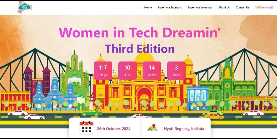 mr_sinhaaaa's tweet photo. I'm thrilled to announce that I've been chosen as a Volunteer for Women In Tech Dreamin 2024 in Kolkata🚀

Date: 26th October 2024 
Venue: Hyatt Regency, Kolkata  

A Special Thanks to  @khyatu07 &amp; @NeetuBansal5 for this opportunity

#WITDreamin2024 #volunteering https://t.co/XOEcXXsS42