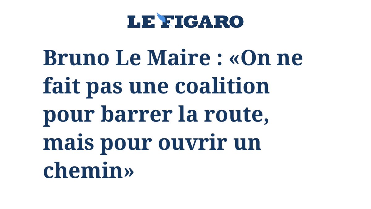 Bruno Le Maire tweet media