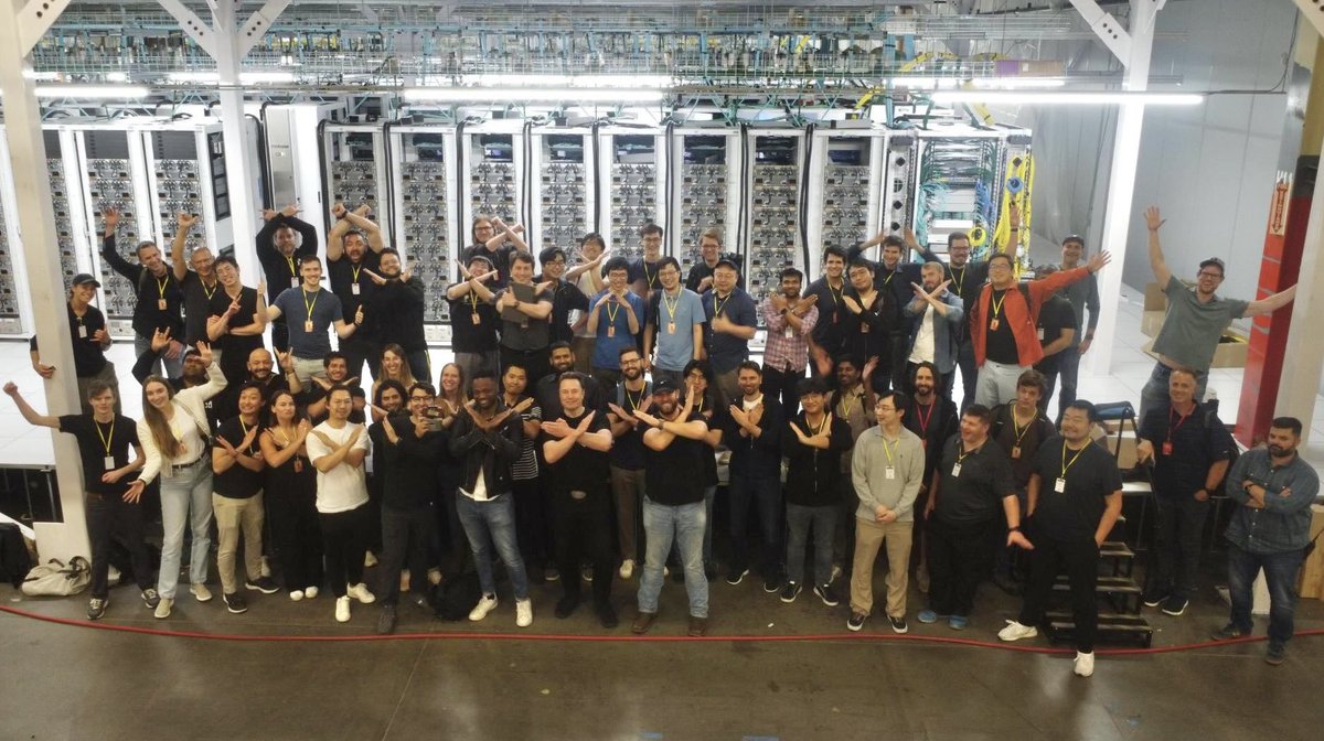 xai's tweet image. how june started &amp;amp; how it’s going 

come 🧑‍🍳 with us at xAI &amp;amp; 𝕏 if you like building &amp;amp; running the biggest computers in the world!

x.ai/careers
careers.x.com