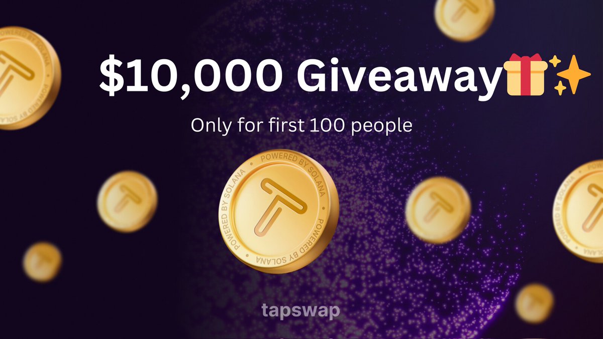 We will give $10,000  to 100 person in next 24hrs. Just like, repost and make sure you are following us.

And Join: 👇 t.me/wcoin_tapbot?s…

Drop your TON address 👇

#HamsterKombat #Tapswap #Airdrop