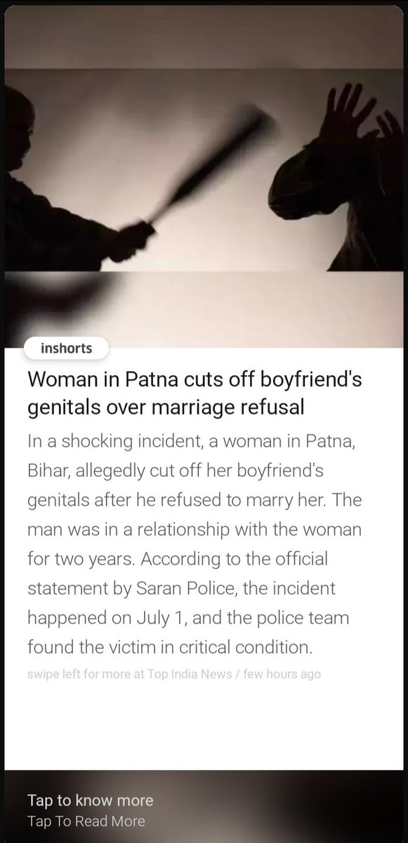 Rads0071's tweet photo. Can a man not say no to a woman's marriage proposal ?
What about NO MEANS NO?
Is a man's consent not important ?
How is this any different than Rape ?
#ArrestHer
#NameHer
#NameCriminalWomen https://t.co/0lo0ISKV80