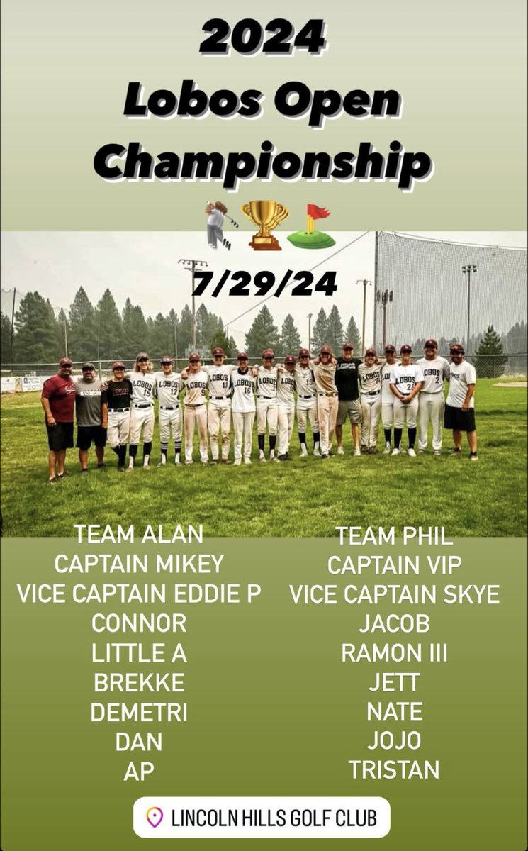 EdPerry67's tweet photo. 2nd Annual Lobos Open Championship ๐๐ฝ๐โณ๏ธ
#๐บfamily #3claps๐๐ผ๐๐ผ๐๐ผ https://t.co/FSgmQfkhRf