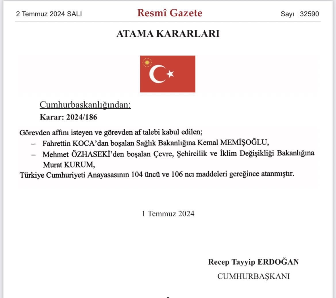 Hayırlı uğurlu olsun,
Rabbim güzel hizmetlere vesile kılsın İnşaallah.

<a href="/murat_kurum/">Murat KURUM</a> 
<a href="/drmemisoglu/">Prof. Dr. Kemal Memişoğlu</a>