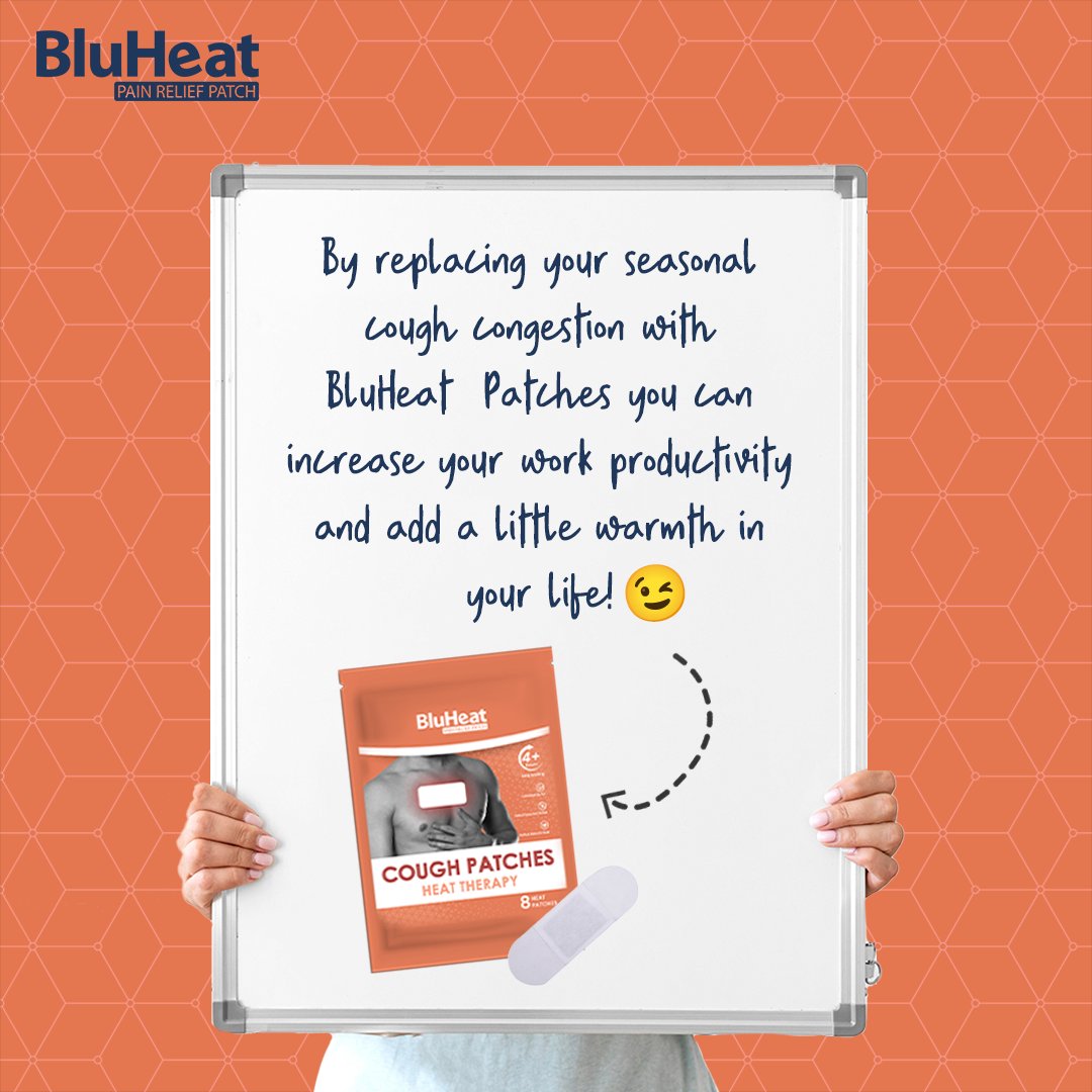 BluheatPatch's tweet image. This rainy season add a joy of warmth to your work life! 💜

(Pain Relief Patches, Bluheat Pain Relief, Cough relief, Easy to use, Cough patch, Work life)

#BluHeatPatch #BluHeat #PainPatch #ReliefPatch #corporatelife #coughpatch