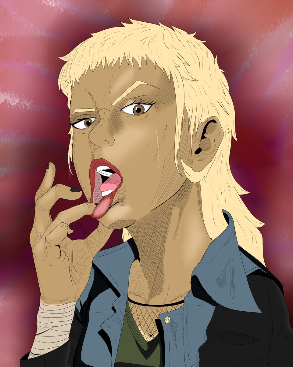 art_sazz's tweet photo. Having some fun with OC Ashley Miller https://t.co/OPjaCKtPex