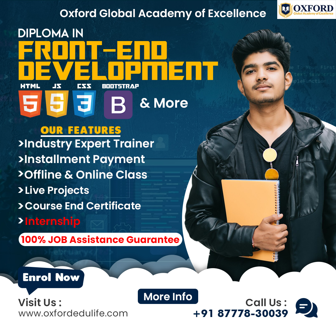oxford_in1's tweet image. 👩🏫 Best Front-End Develpment Course at Belgharia, Kolkata
#OxfordGlobalAcademyofExcellence #FrontEndDevelpment