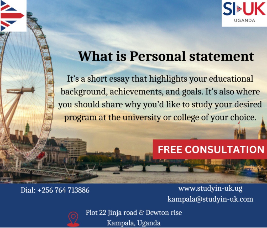 si_ukuganda's tweet photo. A personal statement plays a huge role in your application. Not to worry, we will hold your hand every step of the way.

Contact us today!

#siuk #Uganda #siglobalbysiuk #ukstudy #UKCollege #ukcourses #ElectionsLegislatives2024 #teens https://t.co/tt3Fo2cqEw