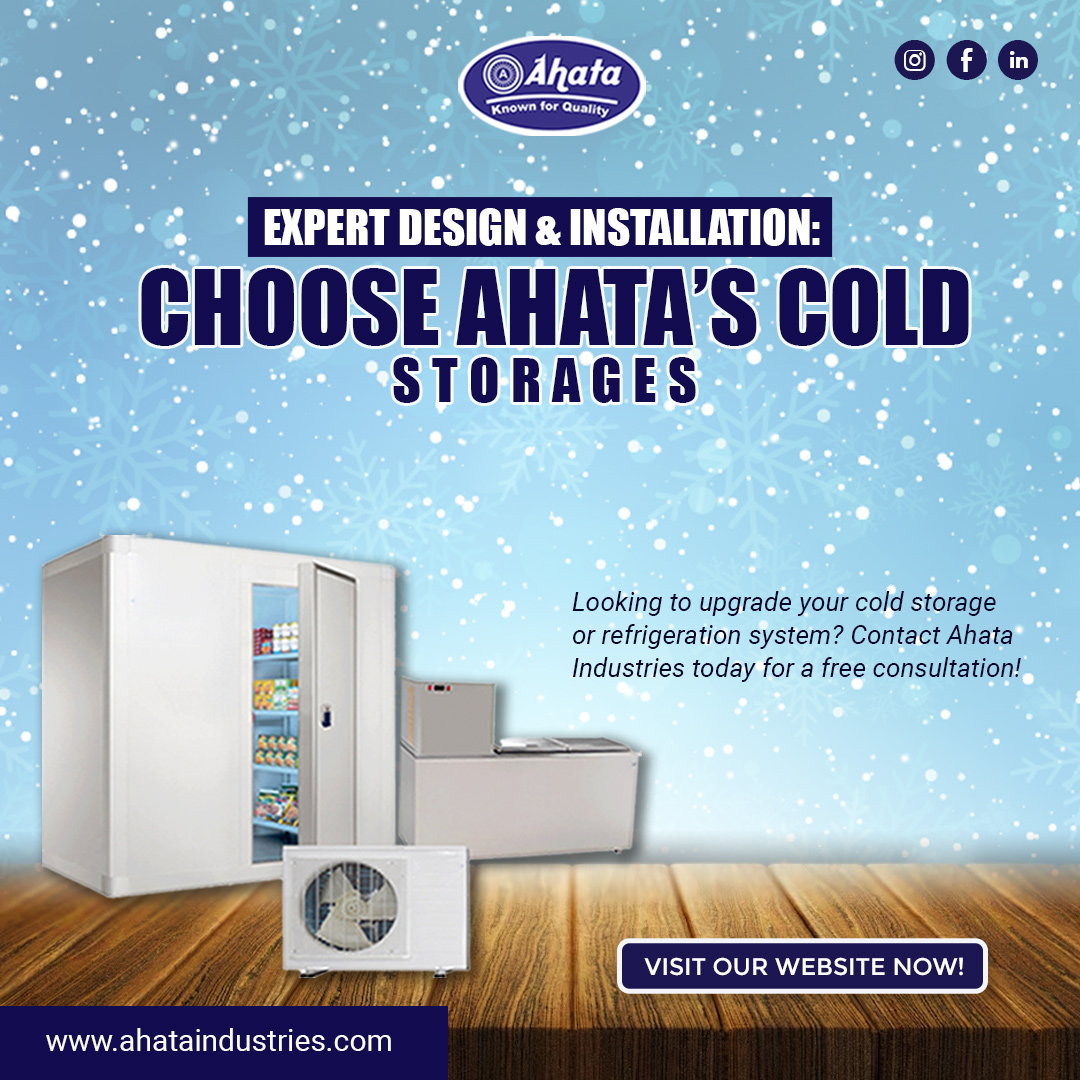 ahataind's tweet image. Looking for a new walk-in cooler for your business? Ahata Industries can help! We design, install, and service high-quality cold storage solutions. #WalkInCooler #ColdStorage #CommercialRefrigeration #AhataIndustries #BusinessSolutions #CoolerInstallation #RefrigerationServices