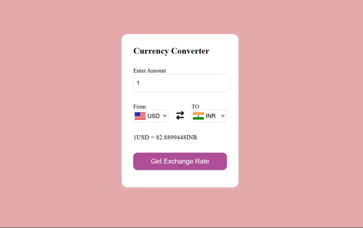 AbhishekMh60854's tweet image. Currency Converter ✅ 
{HTML CSS JavaScript}
#buildinpublic
#learninpublic
#webdevelopement 
#letsconnect

Currency Converter Link =&amp;gt;
currency-converter-0123.netlify.app

{**Data Updated up to 06-03-2024}