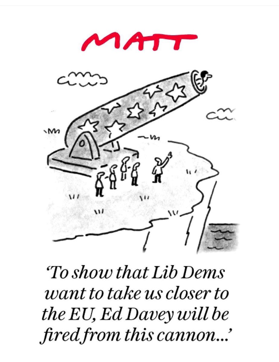 <a href="/MattCartoonist/">Matt Cartoons</a> is 100% on message. Vote <a href="/LibDems/">Liberal Democrats</a> on Thursday.