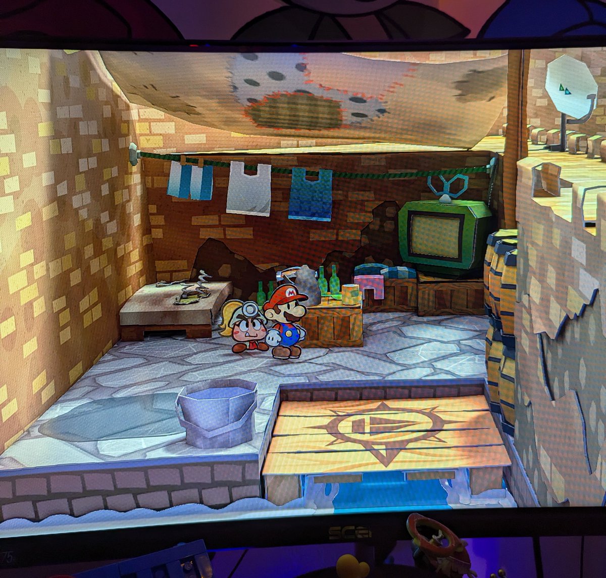 emblastoons's tweet image. When I was a kid I used to bring Mario over to this spot and pretend he lived here