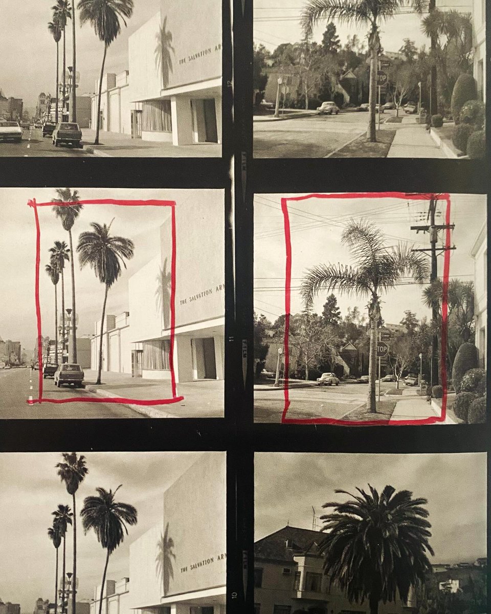 jvrlwg's tweet image. Martes para elegir el encuadre más atractivo para aquello que te propongas #contactsheet by #EdRuscha