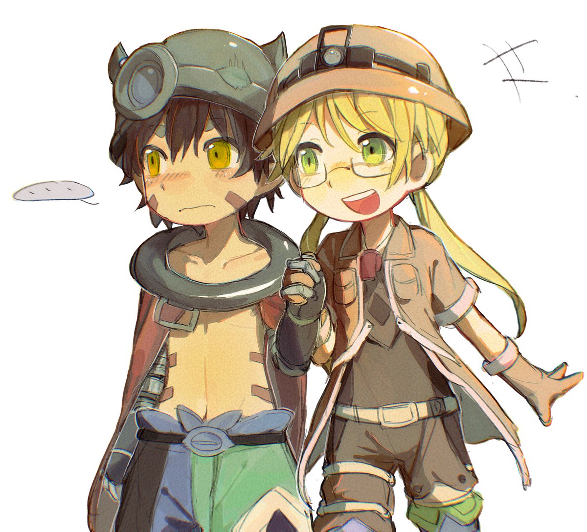 mubanlin's tweet photo. 最近看了来自深渊，，，qwq啊啊啊我要画一堆！！
#来自深渊 
#Madeinabyss 
#メイドインアビス https://t.co/p9MtPb3jqf