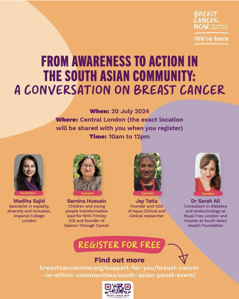 mizzieashitey's tweet photo. Happening Saturday 20th July #EthnicMinorityCancerAwarenessMonth #EMCAM #SouthAsianSupernovas @imperialcollege @sakoonthroughc @AquaClinical @RoyalFreeNHS @SAHealthAction @DrAnishaPatel1 @urbankitchen @ApnaNhs @NursesSikh @NHSMuslimWomen @BreastCancerNow https://t.co/x7bssSAPzE