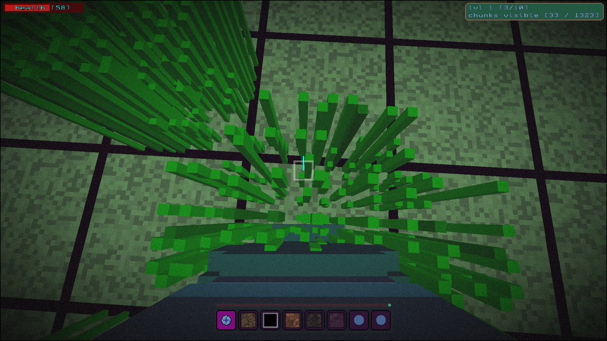 deusxyz's tweet image. I added grass and added no collision on some blocks!

#gamedev #voxelart #100daysofgamedev