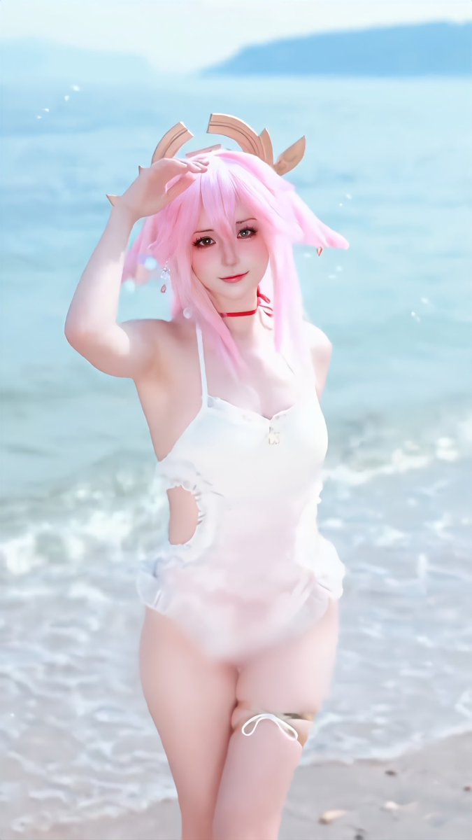 海楽しかった🏖
#八重神子 
#原神 
#コスプレ 
#cosplay https://t.co/8gxy7EDHIp