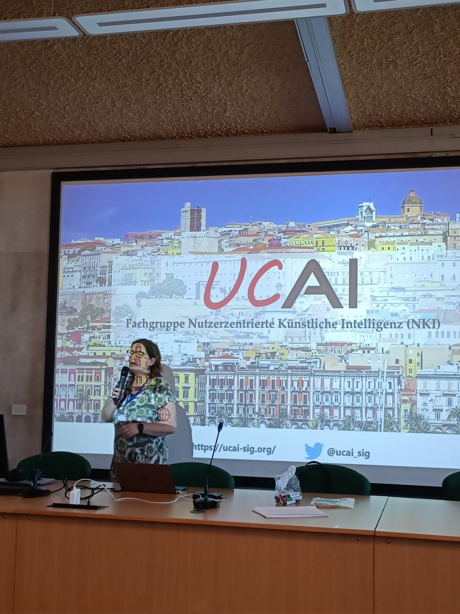 The <a href="/ucai_sig/">User-Centered Artificial Intelligence</a> workshop is getting started <a href="/UMAPconf/">UMAP</a> ! Excited to be a part of it!

#umap2024 #hci #hcai #hcxai