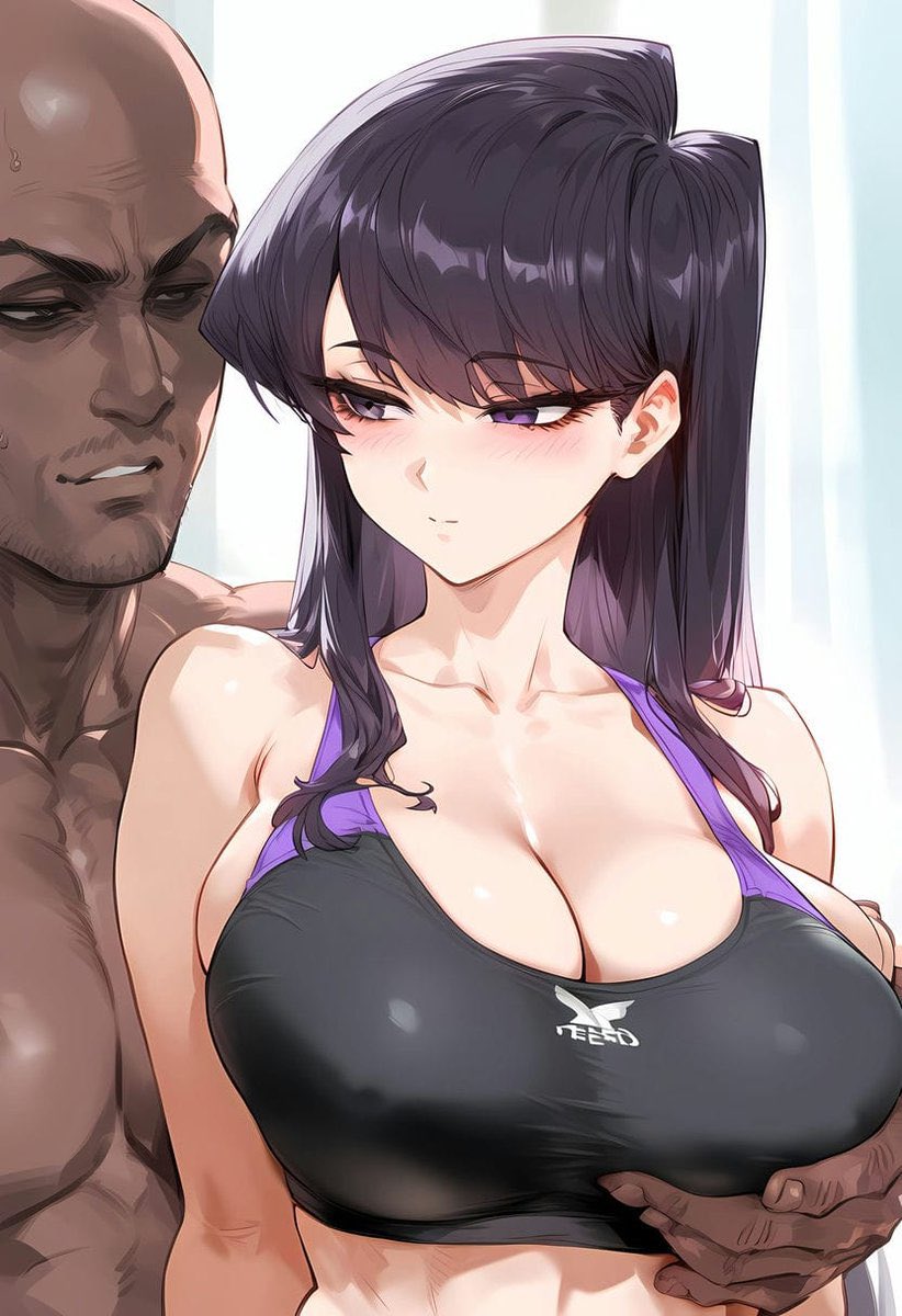 HotMute_'s tweet photo. Hope the Reader doesn’t mind their hang out time with Komi getting interrupted by some ‘helping’ her out with her exercises.

#KccRp #LewdRp #NtrRp https://t.co/Hmu1pM4BSU