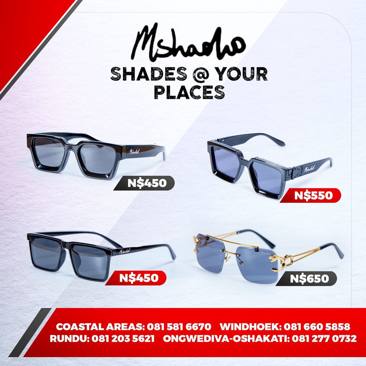 KINGTEEDEE3545's tweet photo. Get you shades in these towns by calling the numbers in the poster. 

#mshasho https://t.co/29GzhaeKqk