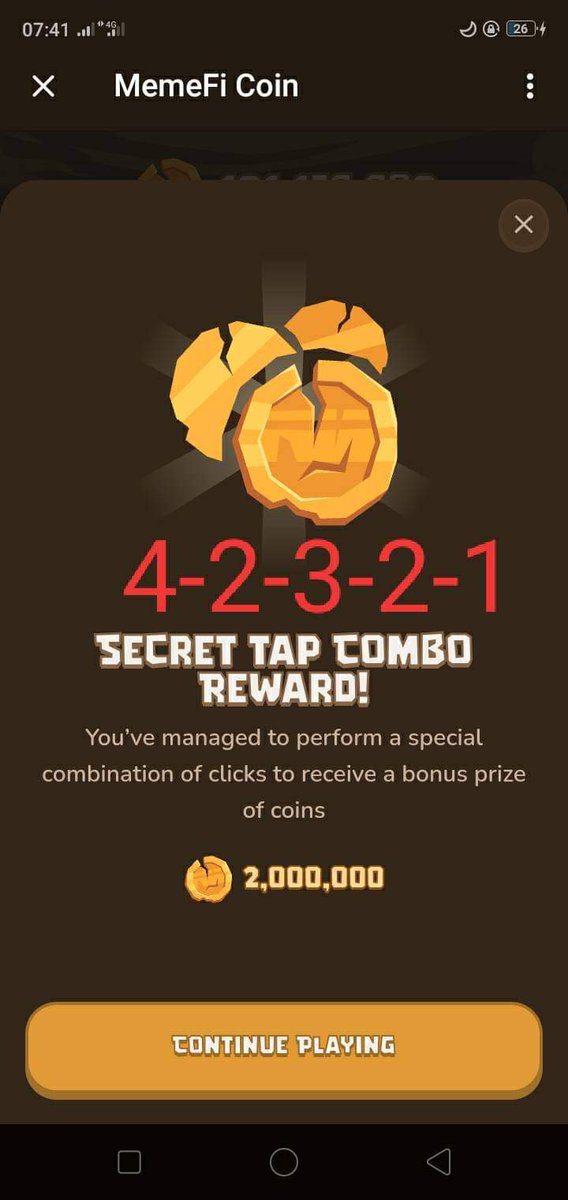 Combo Secret #MEMEFI 02/7/2014