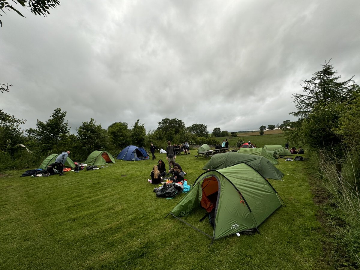 A slightly damp first day on our Silver practice expedition but all teams made it to camp safely - weather is looking better for day 2! ⛅️