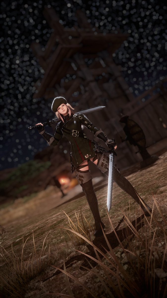 the idle pose for viper when you have the two-weapon pose active is quite cute 🥰 #gpose