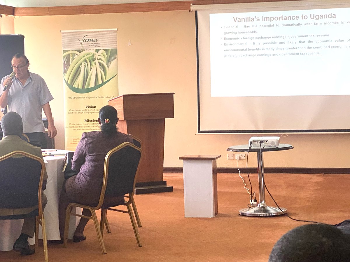 Happening now: Stakeholders consultative meeting on the development of vanilla industry road map. <a href="/CRSUganda/">CRSUganda</a> <a href="/MAAIF_Uganda/">MAAIF 🇺🇬</a>