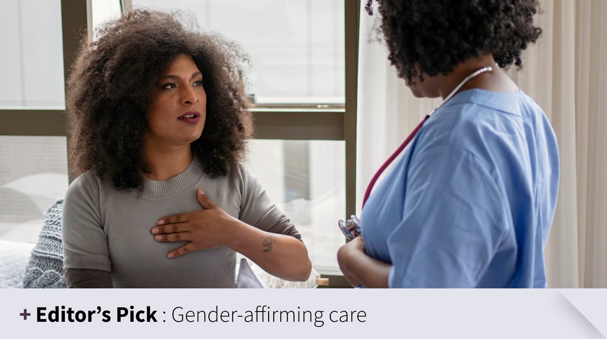 CMAJ (@cmaj) on Twitter photo This week's editor's pick: Gender-affirming care
Transgender and nonbinary people experience stigmatization, discrimination, and marginalization within the hospital environment.
Lean more ➡️ cmaj.ca/lookup/doi/10.…
@hilarykatem <a href="/ammunro2/">Allana Munro</a> @giannilorelll @ron_george <a href="/dylanbould/">Dylan Bould</a> This week's editor's pick: Gender-affirming care
Transgender and nonbinary people experience stigmatization, discrimination, and marginalization within the hospital environment.
Lean more ➡️ cmaj.ca/lookup/doi/10.…
@hilarykatem <a href="/ammunro2/">Allana Munro</a> @giannilorelll @ron_george <a href="/dylanbould/">Dylan Bould</a>