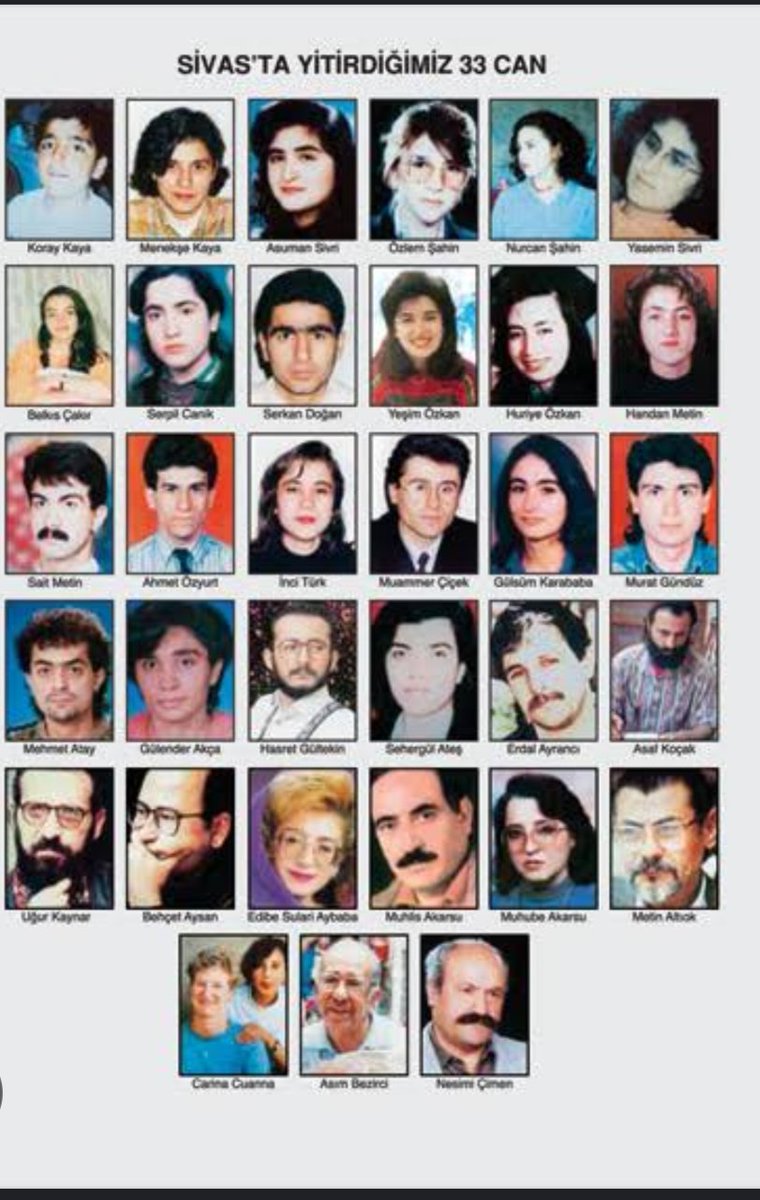 Canlarımızı unutmadık, unutturmayacağız.
#SivasKatliamınıUnutma
#UnutMADIMAKalımda
#Sivas93