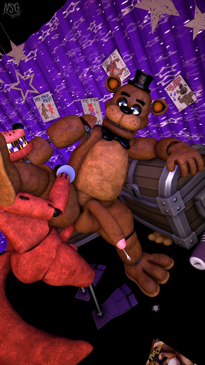 Something's going on in the pirate cove... again...
#nsfw #fnaf #FiveNightsAtFreddys #Foxy #Freddy #SFM