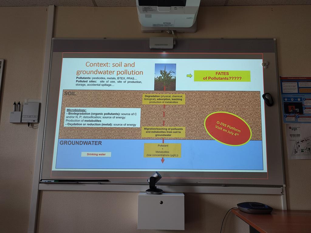 PfaStwin's tweet photo. Caroline Michel (BRGM) has introduced bioremediation technologies with the fpcus on bio-augmentation and case studies (PCBs, pesticides).
#PFAS #PFAStwin #PFAStwinsummerschool2024 #PFASresearch #PFAStwinSSOrleans #twinning #HorizonEU #HorizonEurope https://t.co/QjUpP9mrFe