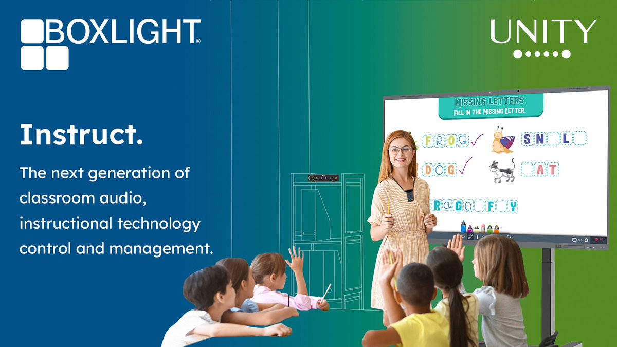 UNITY creates a powerful, seamless flow of highly-intelligible instruction that boosts student engagement while ensuring access.

Discover UNITY's unmatched capabilities to instruct, announce, and alert: hubs.la/Q02D5bdr0.