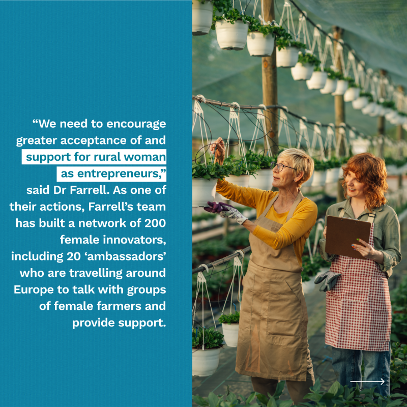 HorizonMagEU's tweet photo. Female-led rural enterprise will help Europe achieve its environmental goals, according to an EU-funded expert. 

Read her interview with Horizon Magazine here ➡️ https://t.co/3etT29UPcH

 #ResearchImpactEU