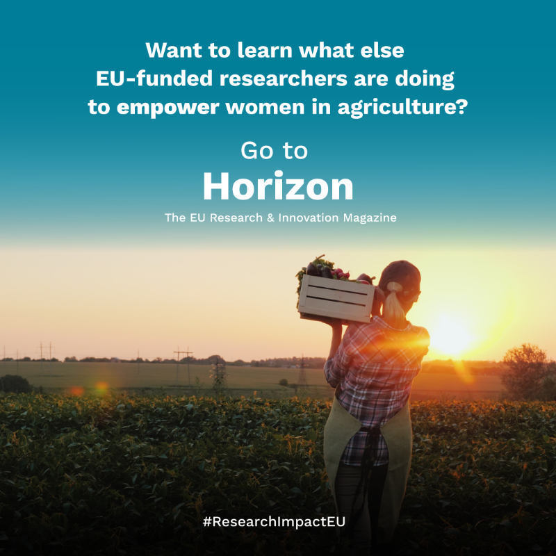 HorizonMagEU's tweet photo. Female-led rural enterprise will help Europe achieve its environmental goals, according to an EU-funded expert. 

Read her interview with Horizon Magazine here ➡️ https://t.co/3etT29UPcH

 #ResearchImpactEU