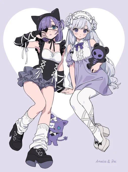 コーデイラスト描かせていただきました!#Skeb 