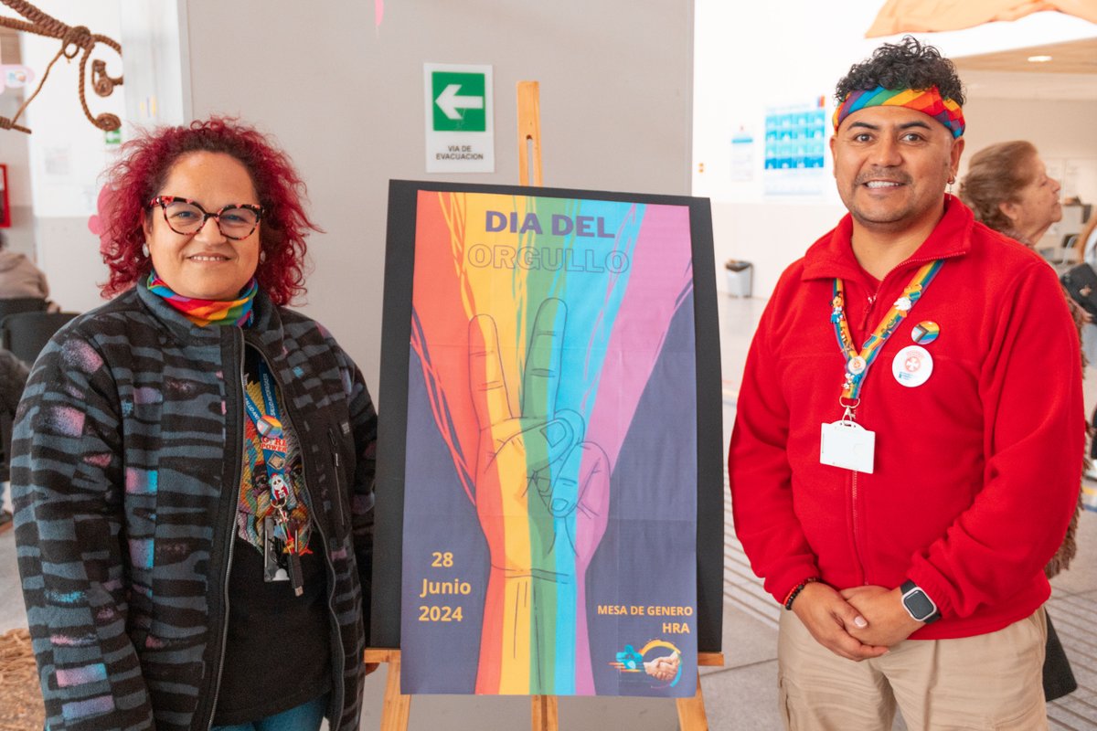 HospitalAntof's tweet photo. En el marco de lo que fue la conmemoración del #DíaDelOrgulloLGBTQ+, equipo directivo del #HRA y colaboradores, participaron en diversas actividades organizadas en nuestra institución por la #MesaDeGénero, Gremios y diversas unidades. 

#HRAEsInclusiónYDiversidad https://t.co/49laQElBtI