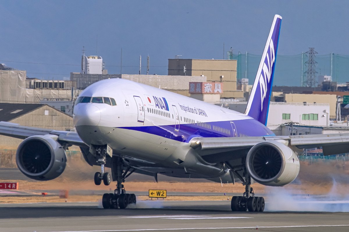 suu451JSDF's tweet photo. #702の日

#JA702A
#ANA 
#全日本空輸　
#伊丹空港　
#羽田空港 https://t.co/15ZhDHdChF