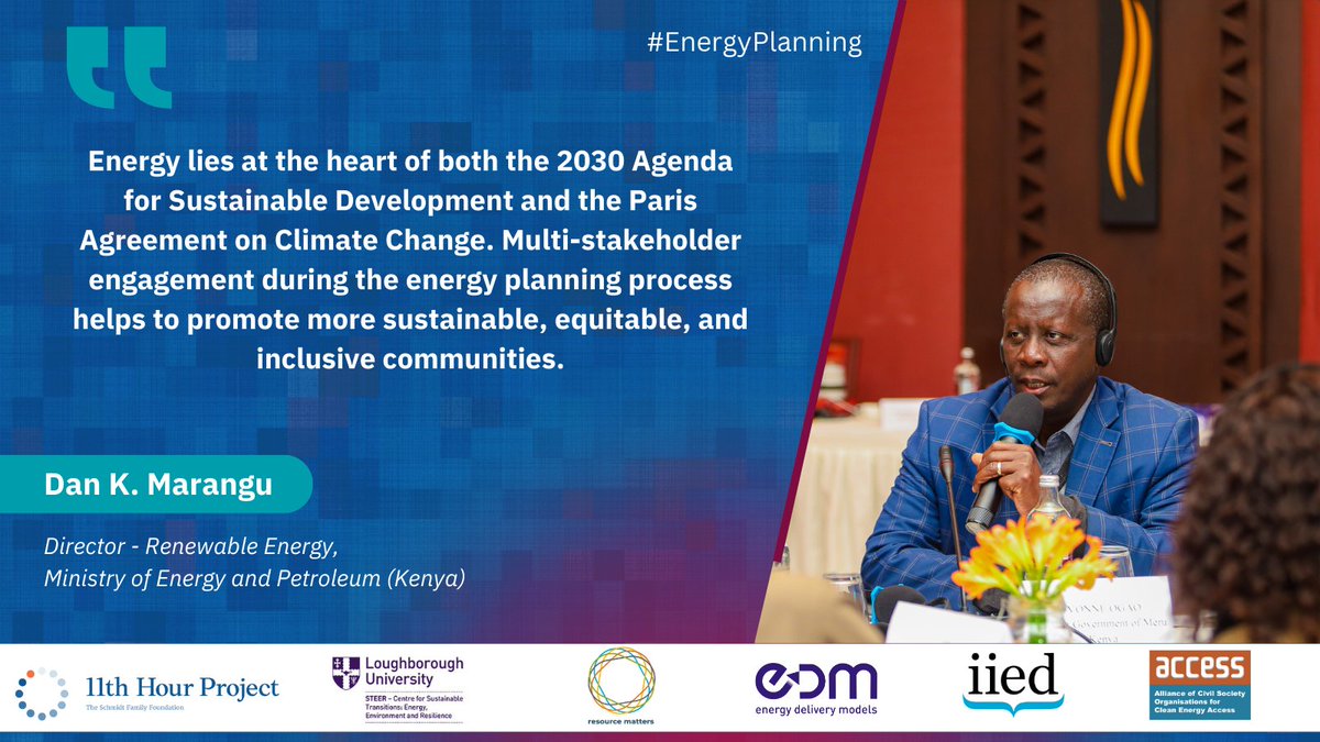 ACCESSCSOs's tweet photo. Day 2 of the Energy Services Planning Workshop 📌

Multi-stakeholder engagement during the energy planning process is key in fostering more sustainable, equitable, and inclusive communities.

#EnergyAccess #EnergyPlanning #EDModel #SDG7 #JustEnergyTransition https://t.co/dbSOa8wPwd