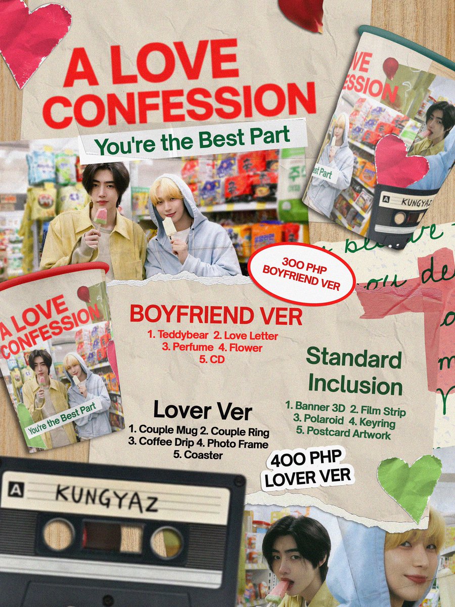 allforkungyaz's tweet image. "A Love Confession: You're the Best Part💐"

a cupsleeve event that will make you feel that every day with SUNSUN is the best part of life. 

📍 Mabuhay Tea House (Restaurant) 
⏳ 2:00 PM- 6:00 PM 

If you say yes ❤️, register now: tinyurl.com/bestpartwithku…

#BestPartWithKungyaz