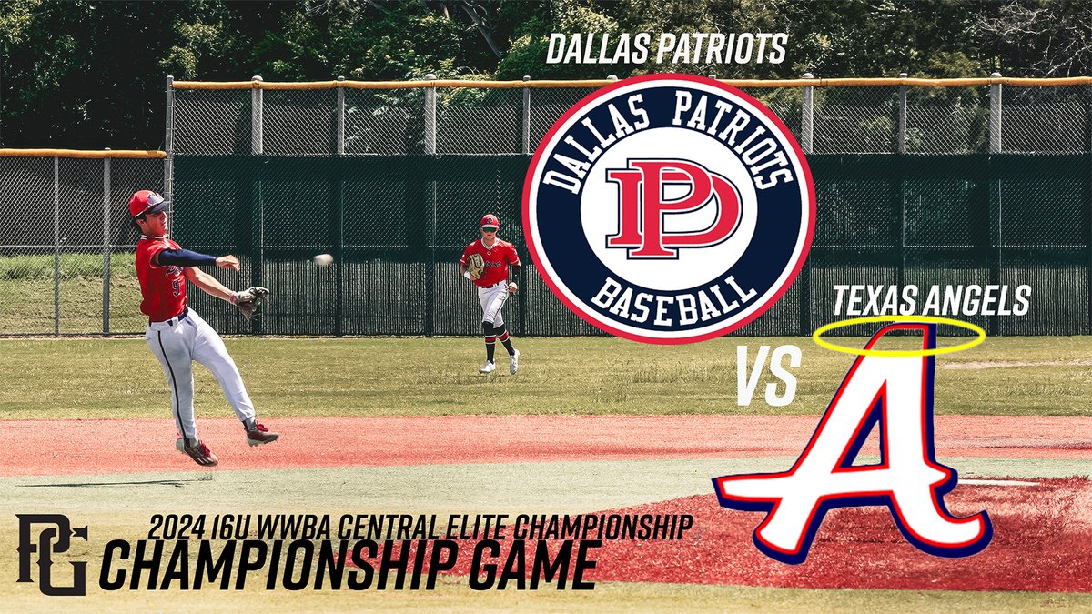 324Sports (@324sports_) on Twitter photo 2024 16U WWBA Central Elite Championship Game
<a href="/PerfectGameUSA/">Perfect Game USA</a>
Dallas Patriots 16u-vs-Texas Angels 2026 Day
<a href="/DallasPatriots/">Dallas Patriots</a> | <a href="/TxAngelsBB/">Texas Angels Baseball</a>
Full Game Highlights:
youtu.be/6UUF6cEWP-Q
<a href="/Texas_PG/">Perfect Game Texas</a> <a href="/PerfectGameUSA/">Perfect Game USA</a> <a href="/PBRGowins/">Brandon Gowins</a>
@PBR_Texas <a href="/TxBaseballRpt/">The Texas Baseball Report</a> @pbrtscouting 2024 16U WWBA Central Elite Championship Game
<a href="/PerfectGameUSA/">Perfect Game USA</a>
Dallas Patriots 16u-vs-Texas Angels 2026 Day
<a href="/DallasPatriots/">Dallas Patriots</a> | <a href="/TxAngelsBB/">Texas Angels Baseball</a>
Full Game Highlights:
youtu.be/6UUF6cEWP-Q
<a href="/Texas_PG/">Perfect Game Texas</a> <a href="/PerfectGameUSA/">Perfect Game USA</a> <a href="/PBRGowins/">Brandon Gowins</a>
@PBR_Texas <a href="/TxBaseballRpt/">The Texas Baseball Report</a> @pbrtscouting
