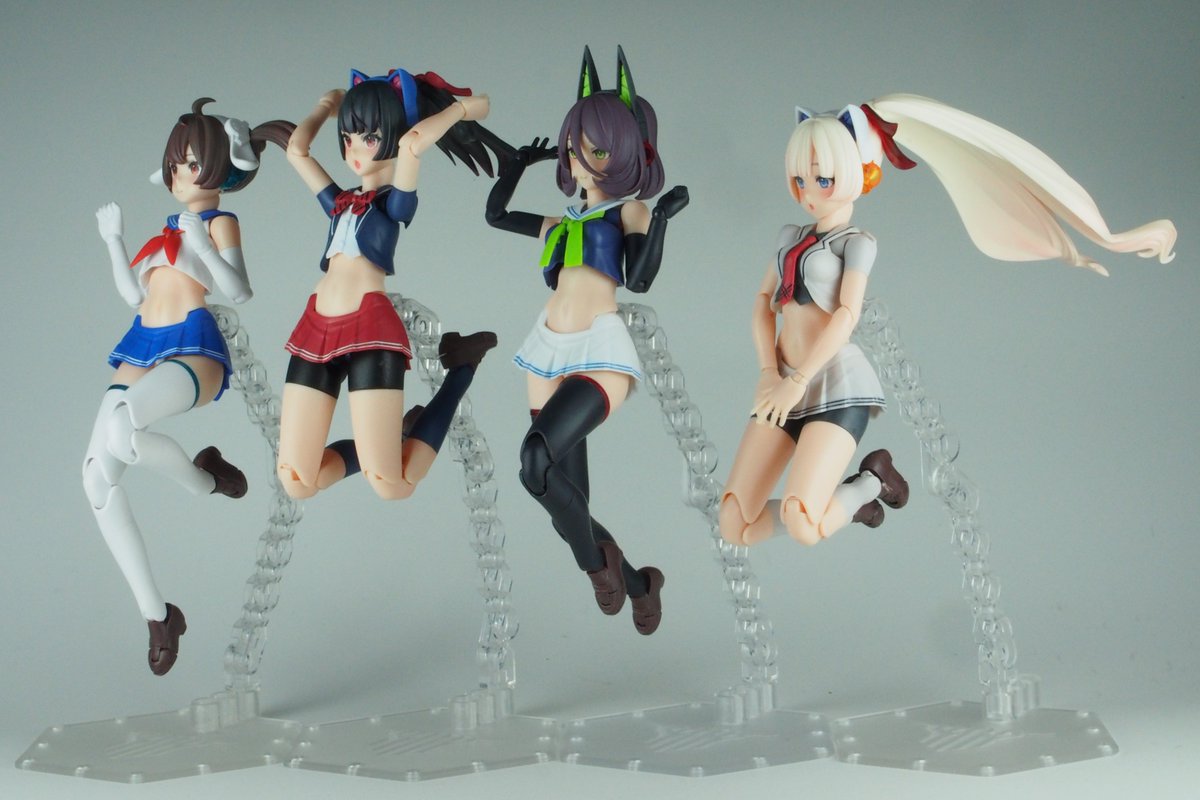 メガミデバイス バスタードール4人揃ったら…まあやるよね笑 みんな