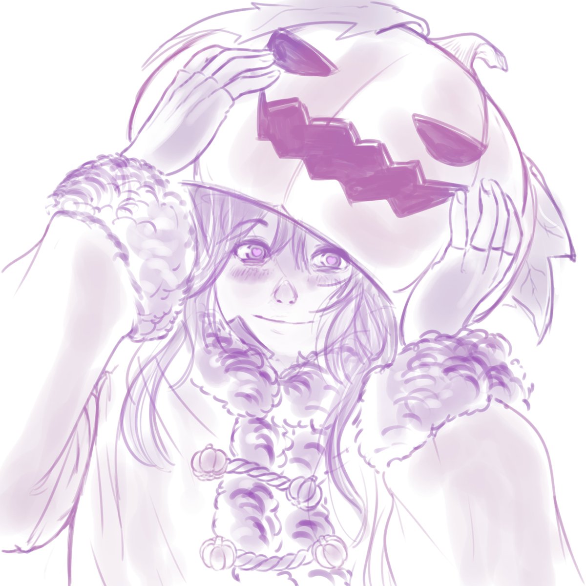 a pumpkin-costume <a href="/Edahleen/">Edah (hiatus)</a> 
Cool artist and streamer, check out her profile👍
#fanart #digitalart #artistontwitter #rkgk