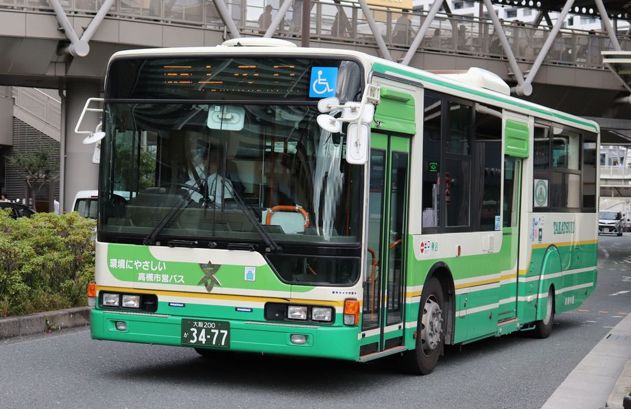 高槻市営 大阪200か3477 QKG－MP37FK 18年撮影 高槻