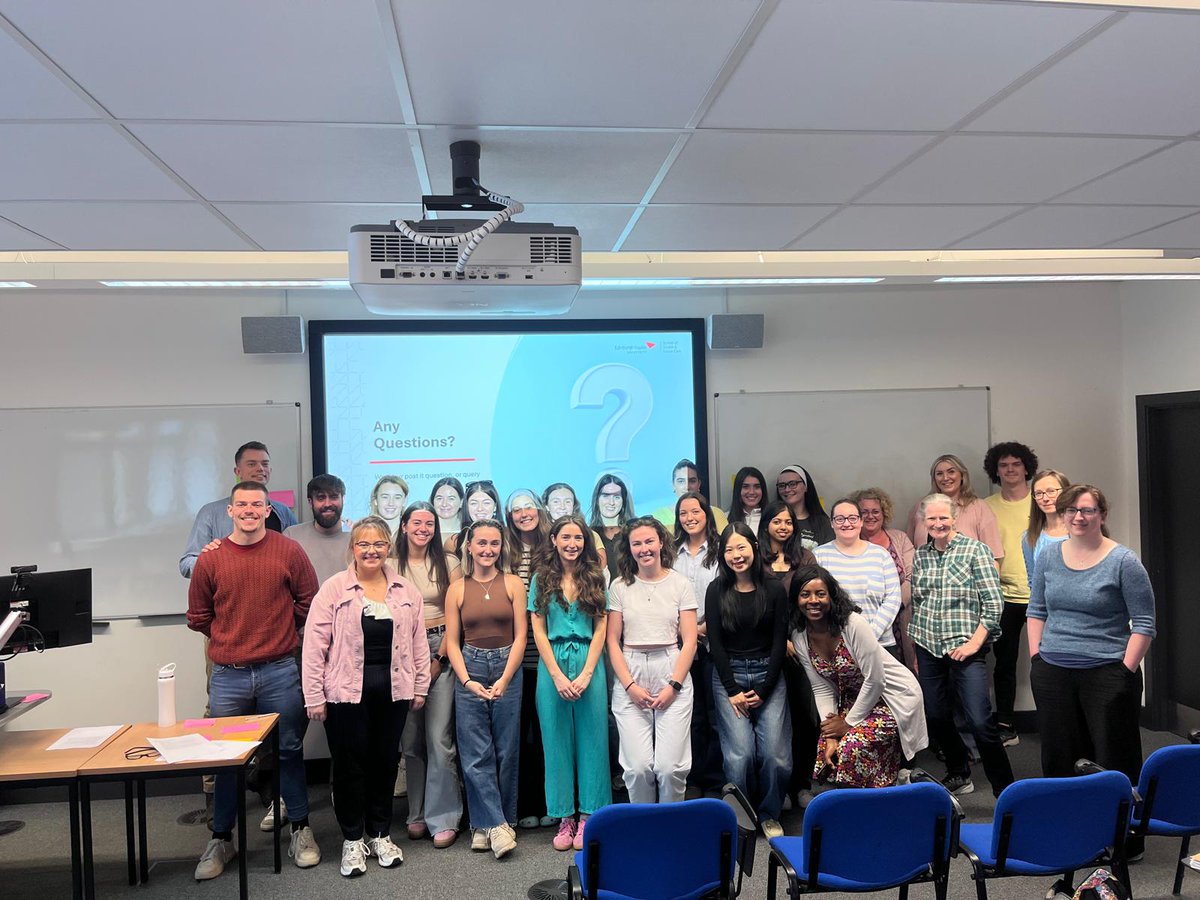 ✨| Wonderful to have our Year 1 and 2 learners together in preparation for placements beginning next month.

We wish you all the best and look forward to hearing about your experiences! 

#InsideOTatENU | #MustBeNapier