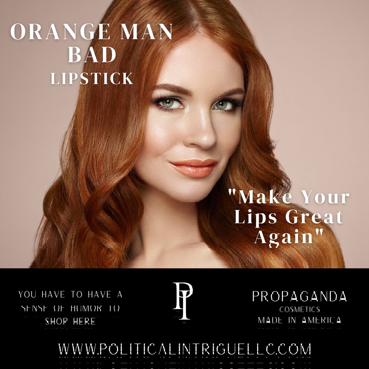 PoliticIntrigue's tweet photo. "Orange Man Bad" Coral #lipstick
https://t.co/DwJvY3qd0w
#makeup #politics #comedy #paralleleconomy https://t.co/wQgO1qRQkV