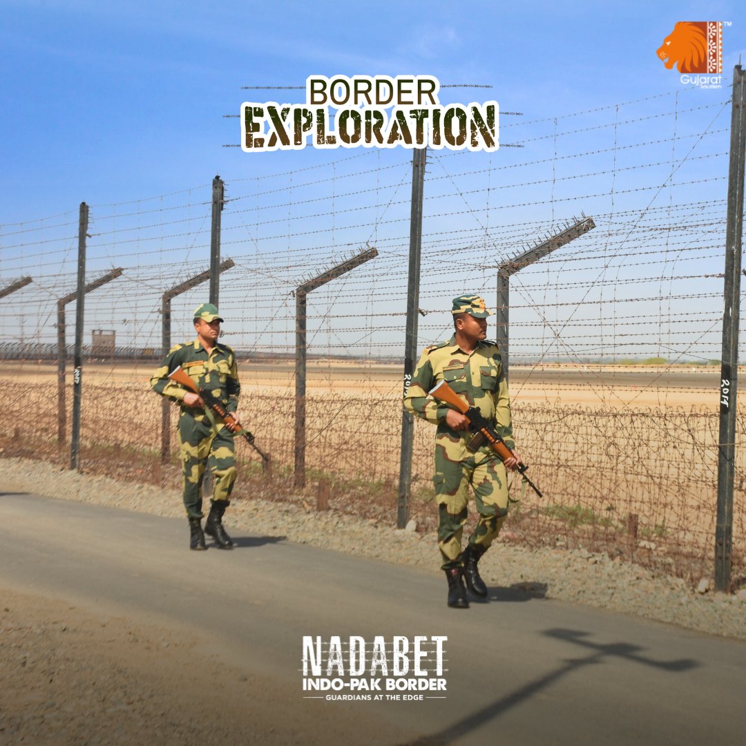 VisitNadabet's tweet image. Experience the boundary of bravery at Nadabet. Here, the land itself whispers tales of unyielding spirit and national pride.

#visitnadabet #borderview #soldiers #bsf #patriotism #IndoPakBorder #NadabetBorder #bordertourism #palanpur #suigam #banaskantha #gujarattourism
