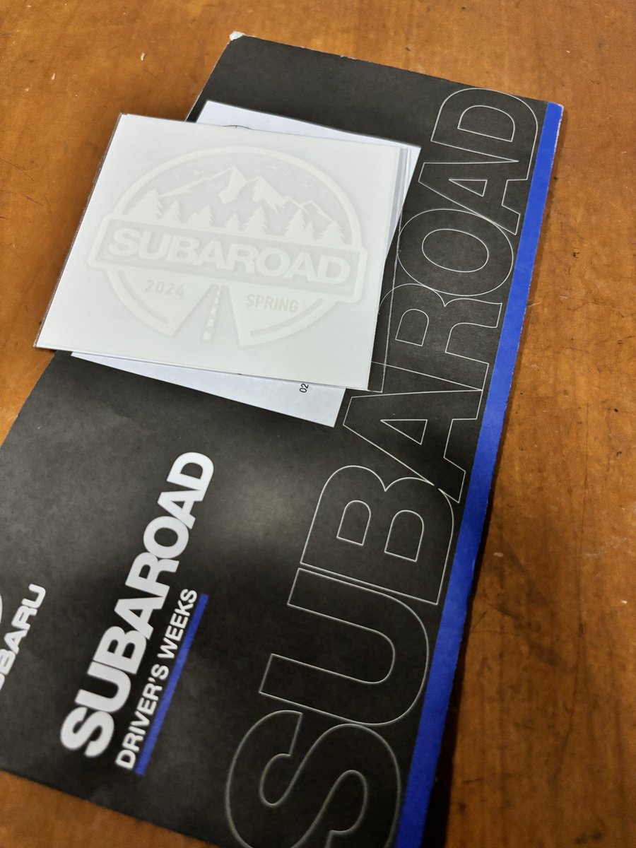 kaz_kozy's tweet photo. SUBAROADのステッカーが届きました👍
どこに貼るかなぁ…🤔
・
・
#subaroad #スバル #スバリスト #xv #スバルxv #subaru #subaruxv #crosstrek #xvcrosstrek #subieadventures #subielove #subarulove #subaru_all_wheel_drive #subieflow 
#subie #クロストレック https://t.co/e3i5ddKovZ
